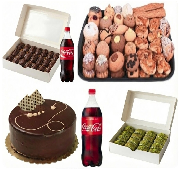 1 kg Ekler Dahil 4-6 Kişilik Menü Siirt pasta