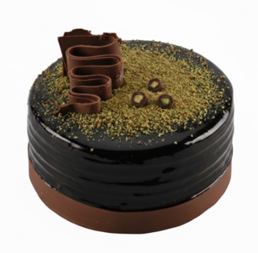 2-3 Kişilik Sütlü ve Bitter Çikolatalı Yaş Pasta Siirt pasta