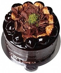 4 ile 6 kişilik Profiterollü Yaş pasta Siirt pasta